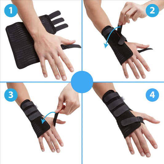 Orthopaedic Wrist Splint for Carpal Tunnel Support Brace Breathable