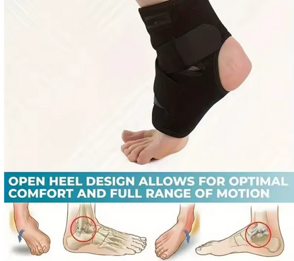 Adjustable Ankle Brace – Breathable Elastic Support Sleeve for Running, Basketball, Volleyball & Tendon Relief