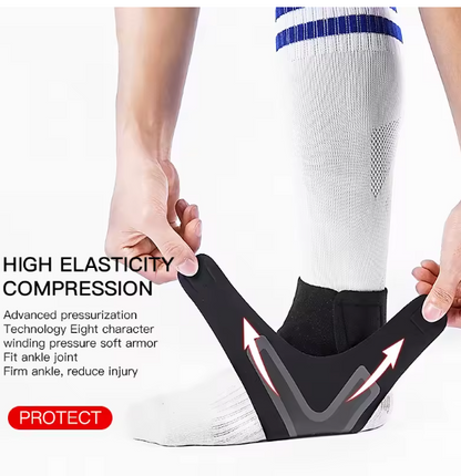 1 PC Sport Ankle Stabilizer Brace Compression Ankle Support Tendon Pain Relief Strap Foot Sprain Injury Wraps Running Basketball