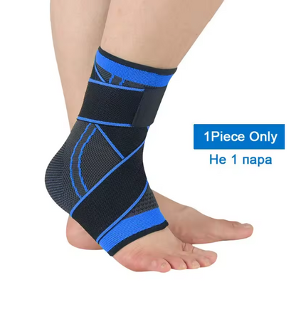 Nylon Sports Ankle Support – 4-Way Elastic Breathable Ankle Protector for Stability & Injury Prevention