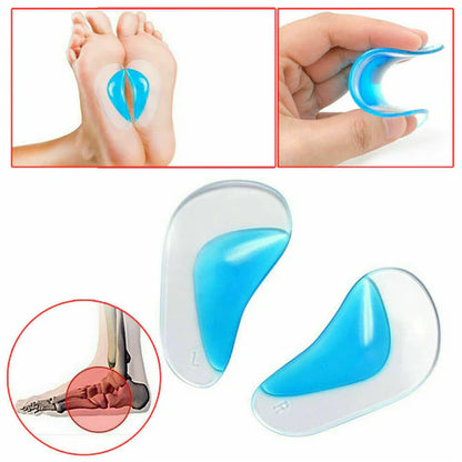 Orthopaedic Gel Silicon Insole Arch Support