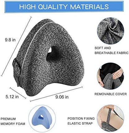 Leg Pillow Orthopedic Knee Pillow Memory Leg Knees Pain Cushion for Side Sleeper