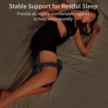 Leg Pillow Orthopedic Knee Pillow Memory Leg Knees Pain Cushion for Side Sleeper