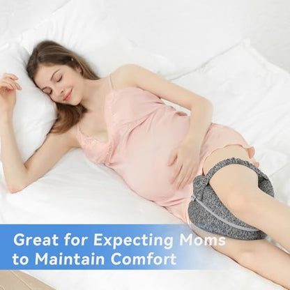 Leg Pillow Orthopedic Knee Pillow Memory Leg Knees Pain Cushion for Side Sleeper