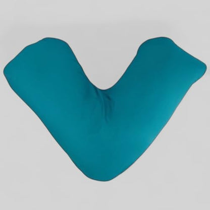 New V Shaped Orthopedic Pillow with Following Color Free Polycotton Pillowcase