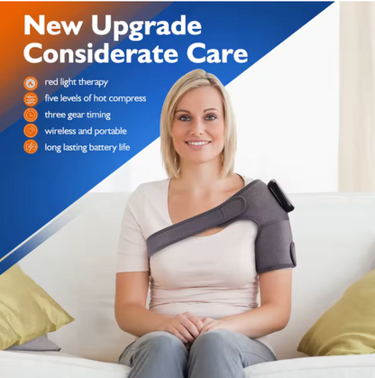 3in1 Wireless Heating Knee Shoulder Arm Massage Brace Belt Arthritis Muscle Relax Massage Pain Relief Pads Removal