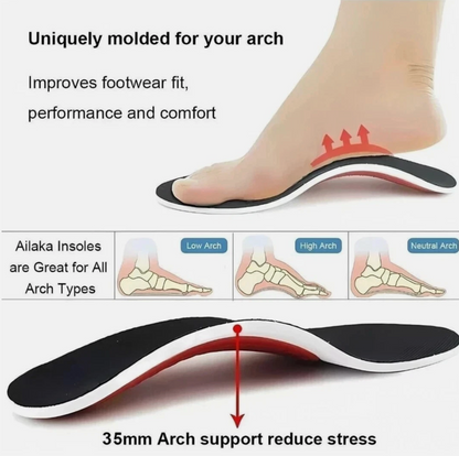 Orthotic pro Insoles Arch Support Heel Cushion Plantar Fasciitis Orthopedic UK