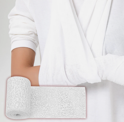 Medical White Plaster Muscle Bandage Cast Orthopedic Tape Cloth Gauze Emergency