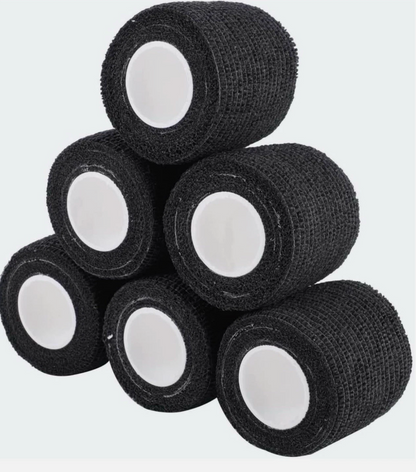 6 Rolls Self Adherent Cohesive Bandages, 5 cm x 4.5 m Non-Woven Cohesive Wrap U