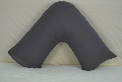 New V Shaped Orthopedic Pillow with Following Color Free Polycotton Pillowcase