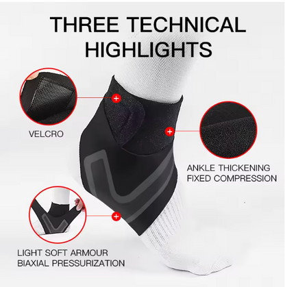1 PC Sport Ankle Stabilizer Brace Compression Ankle Support Tendon Pain Relief Strap Foot Sprain Injury Wraps Running Basketball