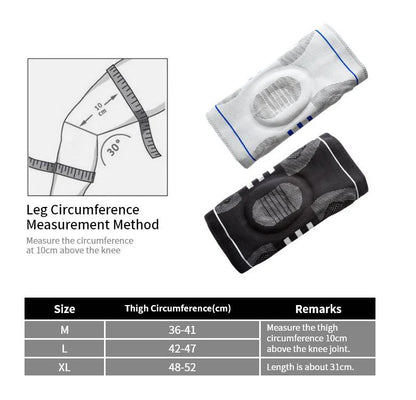 Knee Support Sleeve Adjustable Strap - Arthritis Pain, Injury Recovery, Running, Workout