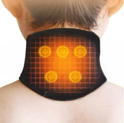 Self Heating Magnetic Neck Support Brace Collar Pain Relief Heat Pad