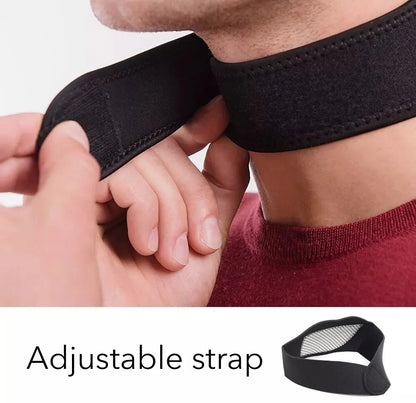 Self Heating Magnetic Neck Support Brace Collar Pain Relief Heat Pad