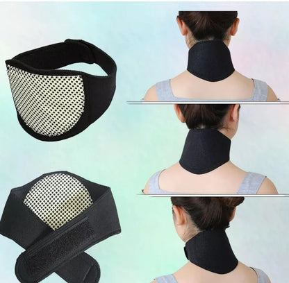 Self Heating Magnetic Neck Support Brace Collar Pain Relief Heat Pad