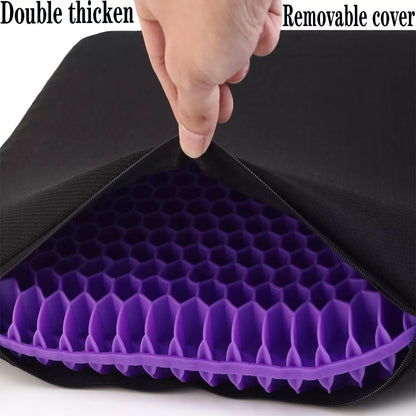 Orthopaedic Gel Seat Cushion Extra thicken For Long Sitting Office Car Chair
