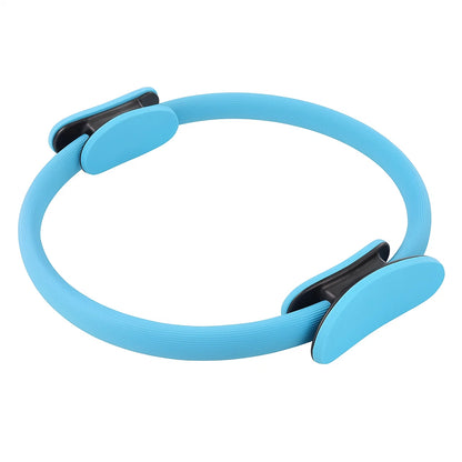 Pilates Ring Yoga Fitness Circle Double Handle Resistance Exercise Wheel Gym
