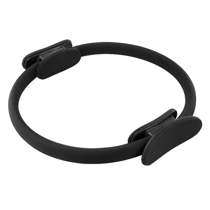 Pilates Ring Yoga Fitness Circle Double Handle Resistance Exercise Wheel Gym