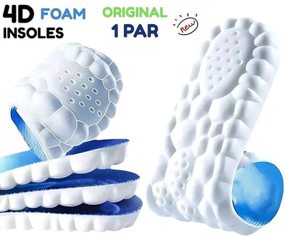 4D Memory Foam Insoles Orthopaedic Shoe Pads Comfort Foot Feet for Womens Men