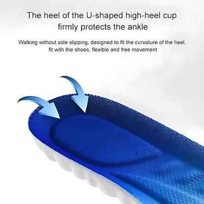 4D Memory Foam Insoles Orthopaedic Shoe Pads Comfort Foot Feet for Womens Men