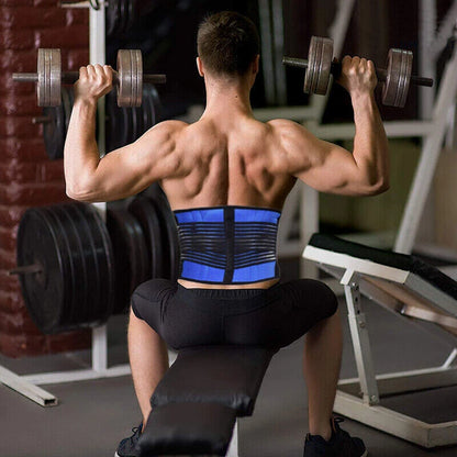 Adjustable Neoprene Double Pull Lumbar Support Lower Back Belt Brace Pain Relief