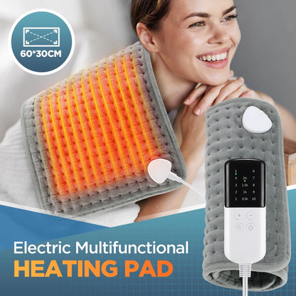 Electric Heat Pad Heating Pad Back Neck Shoulder Belly Heating Relief 30x 60cm