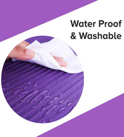 Yoga Mat 10mm Thick Exercise Mat Gym Workout Fitness Pilates Home Non Slip NBR