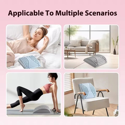 Neck & Back Stretcher Spine, Lumbar, Posture Corrector for Pain Relief & Support