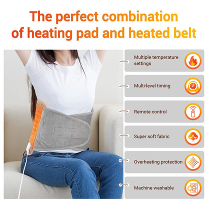 Electric Heating Waist Belt Back Hot Compress Lumbar Winter Hand Leg Warmer