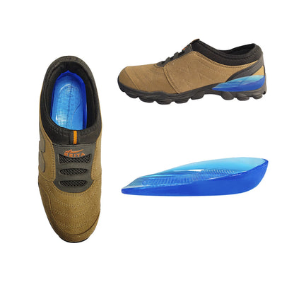 Heel Support Gel Inserts Plantar Fasciitis Insole Orthotic Foot Arch Pain Relief