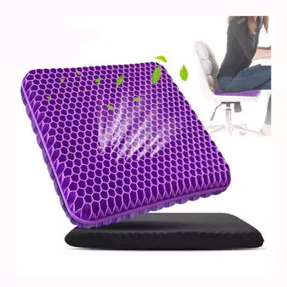 Orthopaedic Gel Seat Cushion Extra thicken For Long Sitting Office Car Chair