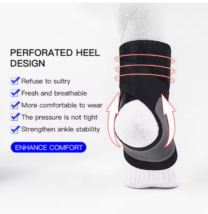 1 PC Sport Ankle Stabilizer Brace Compression Ankle Support Tendon Pain Relief Strap Foot Sprain Injury Wraps Running Basketball